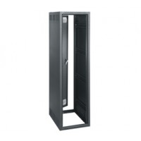 45 SPACE (78-3/4"), 32" DEEP STAND ALONE BGR RACK WITH REAR DOOR, BLACK FINISH